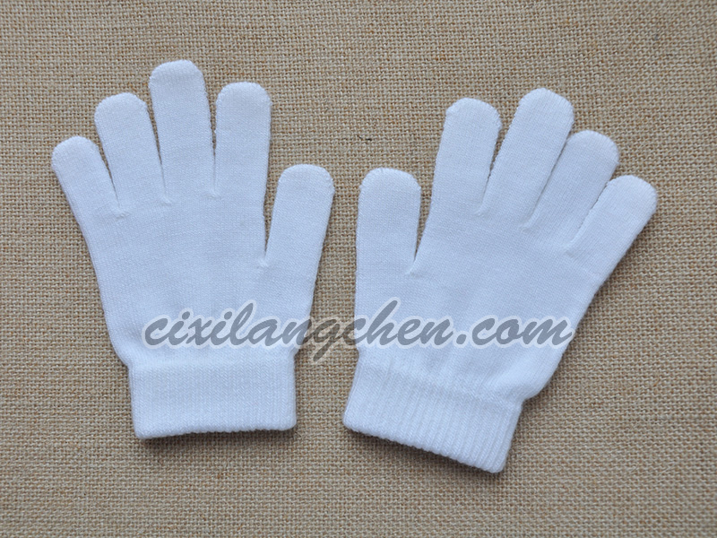 100% acrylic string knit glove 10A-001