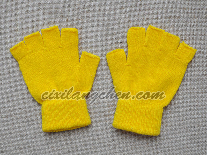 100% acrylic string knit glove 10AF-001