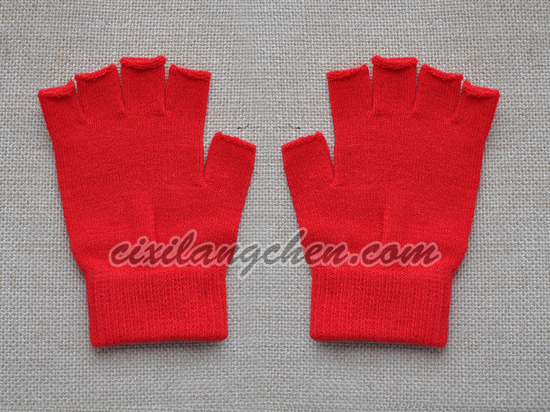 100% acrylic string knit glove 10AF-001